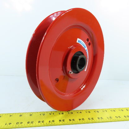 William Kenyon 1-1/2" Single Groove Cast Wire Rope Sheave 11" OD 1-1/4" Bore