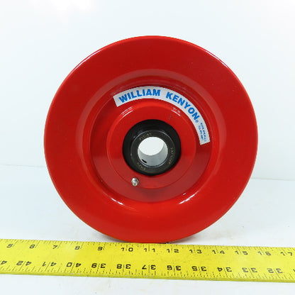 William Kenyon 1-1/2" Single Groove Cast Wire Rope Sheave 9" OD 1-1/4" Bore