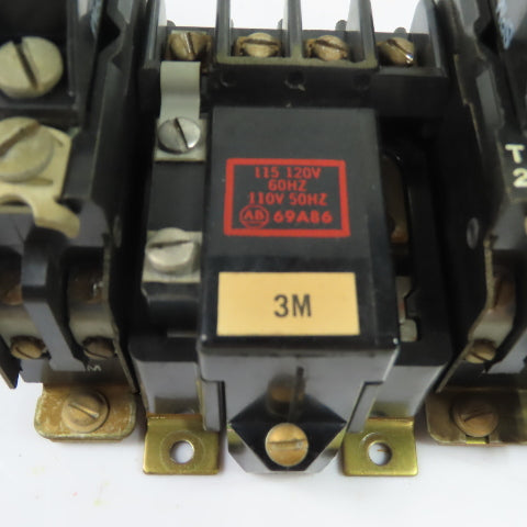 Allen-Bradley 709-TOD103 Size 00 3-4 Pole Motor Starter 115-120V Coil Ser K
