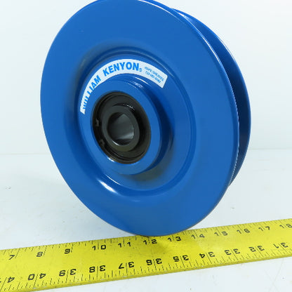 William Kenyon 1-1/2" Single Groove Cast Wire Rope Sheave 9" OD 1-1/4" Bore