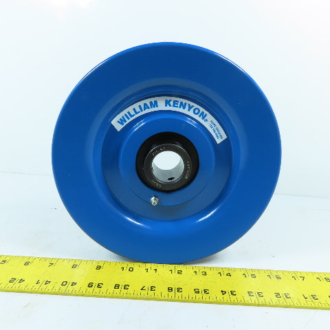 William Kenyon 1-1/2" Single Groove Cast Wire Rope Sheave 9" OD 1-1/4" Bore