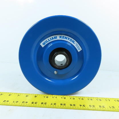 William Kenyon 1-1/2" Single Groove Cast Wire Rope Sheave 9" OD 1-1/4" Bore
