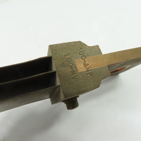 300A 100mV DC Ammeter Current Shunt Resistor 8-1/4" OAL