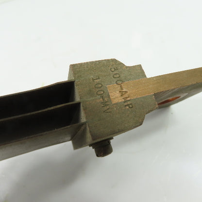 300A 100mV DC Ammeter Current Shunt Resistor 8-1/4" OAL