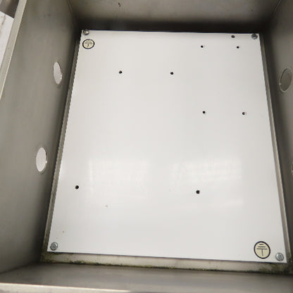 Hoffman A1412CHNFSS 14" x 12" x 6" Stainless Steel Electrical Enclosure