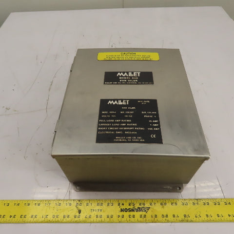 Hoffman A1412CHNFSS 14" x 12" x 6" Stainless Steel Electrical Enclosure