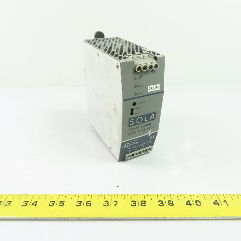 SOLA SDN 5-24-480C 24VDC 5A Output DIN Rail Power Supply 3Ph 380-480VAC Input