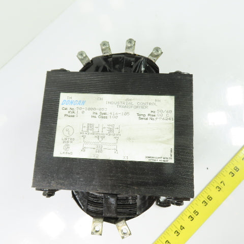 Dongan 50-1000-053 1KVA 1Ph Control Transformer 220/480V Pri 110/120V Sec