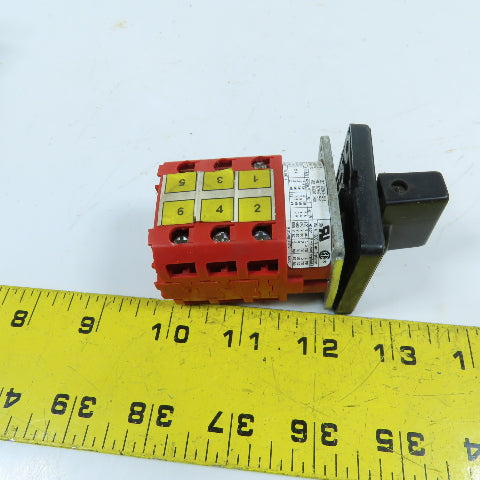 EE Controls L-40-01-E 5-Position Rotary Cam Selector Switch 690VAC