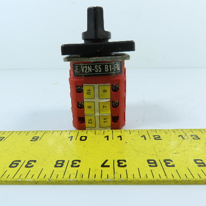 EE Controls L-40-01-E 5-Position Rotary Cam Selector Switch 690VAC