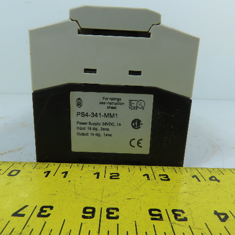 Moeller PS4-341-MM1 Compact PLC Controller w/Memory Module 24VDC 16DI/14DO