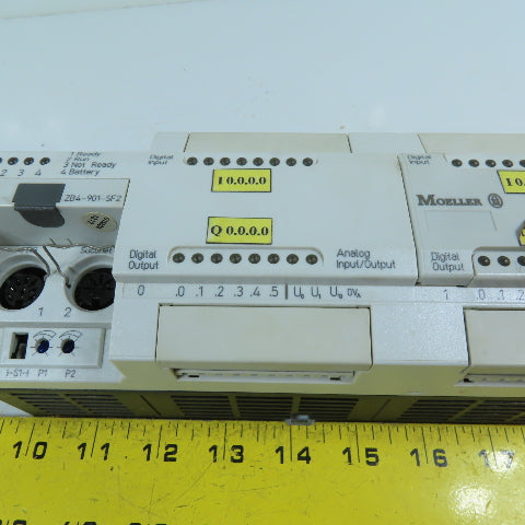 Moeller PS4-341-MM1 Compact PLC Controller w/Memory Module 24VDC 16DI/14DO