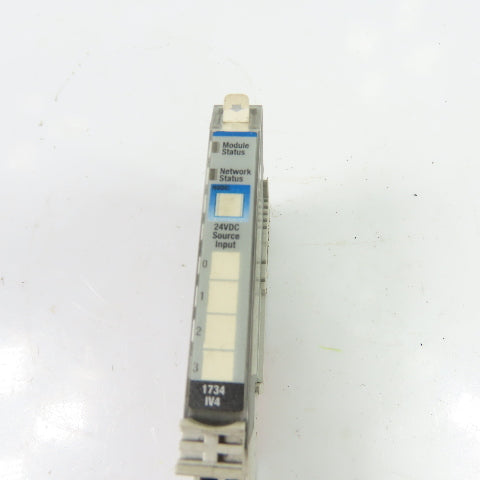 Allen-Bradley 1734-IV4 Ser C Digital Input Module FW 3.022 w/ 1734-RTB & 1734-MB
