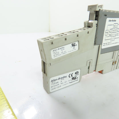 Allen-Bradley 1734-IV4 Ser C Digital Input Module FW 3.022 w/ 1734-RTB & 1734-MB