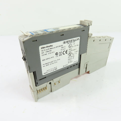 Allen-Bradley 1734-IV4 Ser C Digital Input Module FW 3.022 w/ 1734-RTB & 1734-MB