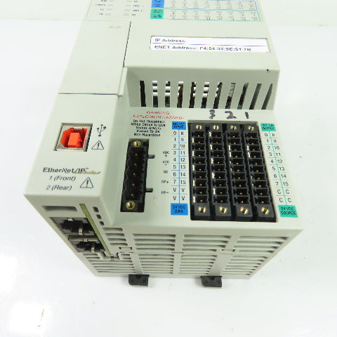 Allen-Bradley 1769-L16ER-BB1B CompactLogix 384KB DI/O Controller Ser B FW1.005