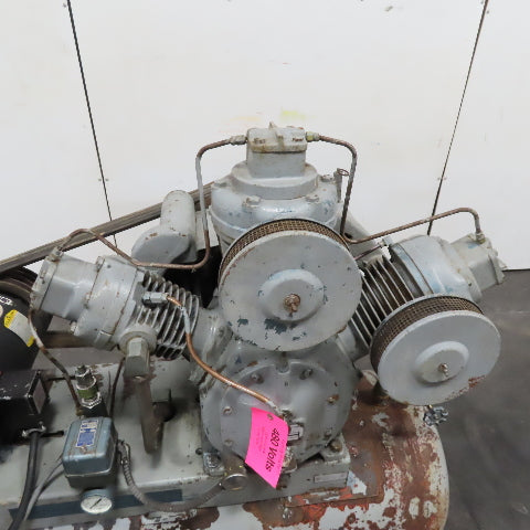 Ingersoll Rand Model 30 10TD 3 Cylinder 2 Stage Reciprocating Air Compressor 3Ph