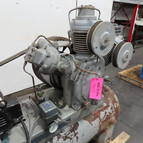 Ingersoll Rand Model 30 10TD 3 Cylinder 2 Stage Reciprocating Air Compressor 3Ph