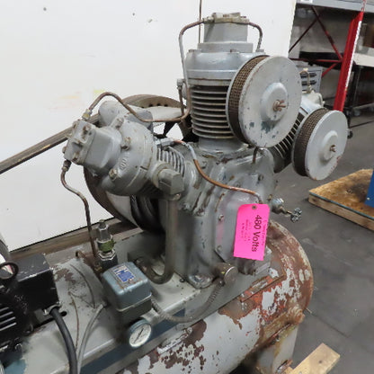Ingersoll Rand Model 30 10TD 3 Cylinder 2 Stage Reciprocating Air Compressor 3Ph