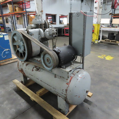 Ingersoll Rand Model 30 10TD 3 Cylinder 2 Stage Reciprocating Air Compressor 3Ph