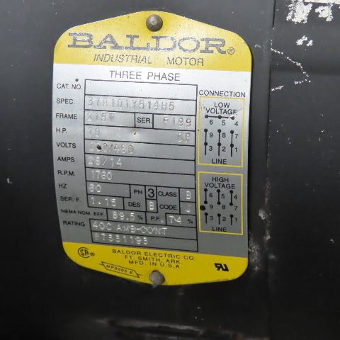 Ingersoll Rand Model 30 10TD 3 Cylinder 2 Stage Reciprocating Air Compressor 3Ph