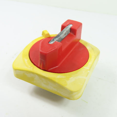 Allen-Bradley 194R-HS4E Red/Yellow Lockable Disconnect Switch Handle Ser A