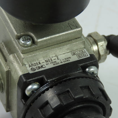 SMC AR20K-N02-Z Pneumatic Pressure Regulator 7-125PSI 1/4" NPT