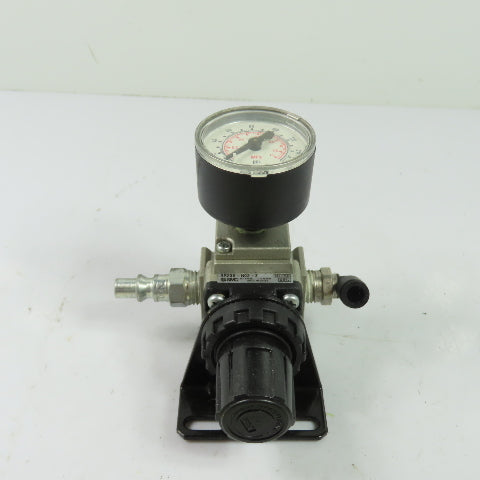 SMC AR20K-N02-Z Pneumatic Pressure Regulator 7-125PSI 1/4" NPT