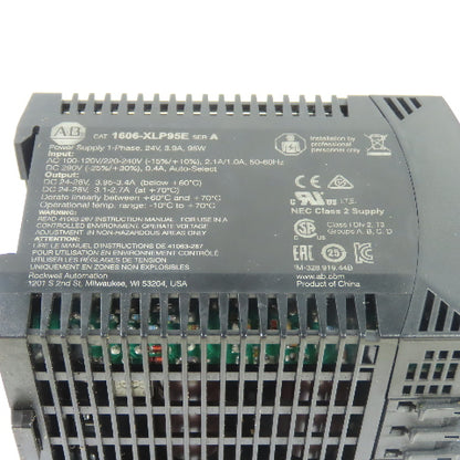 Allen-Bradley 1606-XLP95E 100-240VAC Input 24-28VDC Output 95W Power Supply
