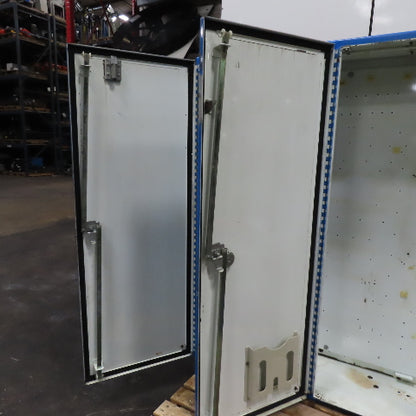 60" x 49" x 15" Double Door Electrical Enclosure Cabinet W/ Back Plate