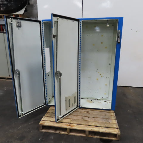 60" x 49" x 15" Double Door Electrical Enclosure Cabinet W/ Back Plate