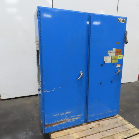 60" x 49" x 15" Double Door Electrical Enclosure Cabinet W/ Back Plate