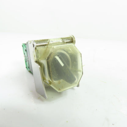 Allen-Bradley 800E-AL01 2-Position Selector Switch w/ Locking Cover