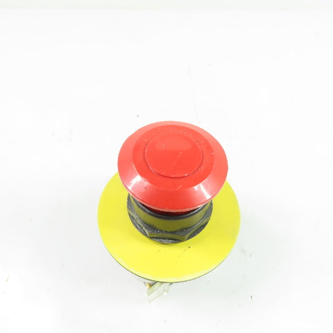 Allen-Bradley 800H-FRXT6 Red Mushroom Twist-Release Push-Pull Button Ser F
