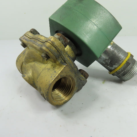 ASCO MP-C-080 2-Way Brass Solenoid Shut-Off Valve 24VDC 1/2" NPT