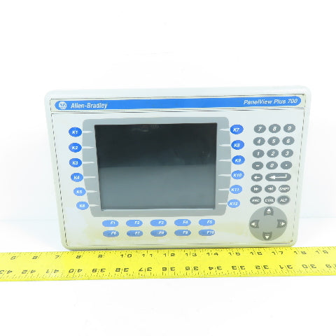 Allen Bradley 2711P-RDK7C PanelView Plus 700 Color Display HMI Monitor 100-240V
