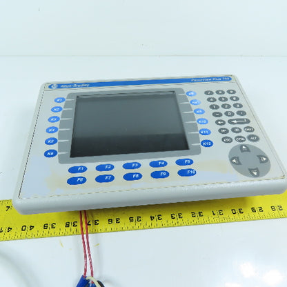 Allen Bradley 2711P-RDK7C PanelView Plus 700 Color Display HMI Monitor 100-240V