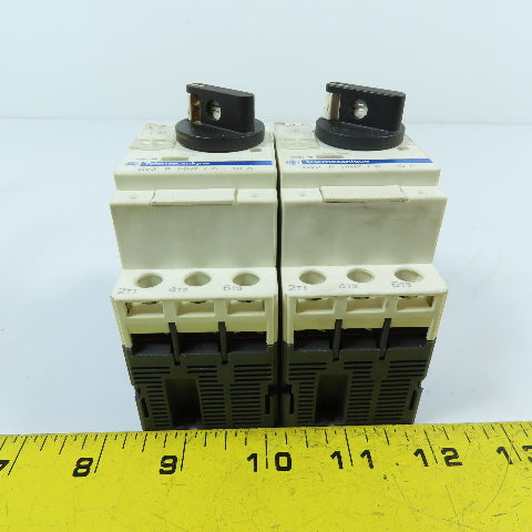 Telemecanique GV2-P14H7 6-10A 3-Pole Manual Motor Starter 690V Lot Of 2