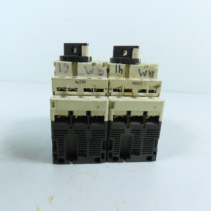 Telemecanique GV2-P14H7 6-10A 3-Pole Manual Motor Starter 690V Lot Of 2