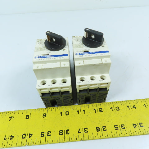 Telemecanique GV2-P14H7 6-10A 3-Pole Manual Motor Starter 690V Lot Of 2