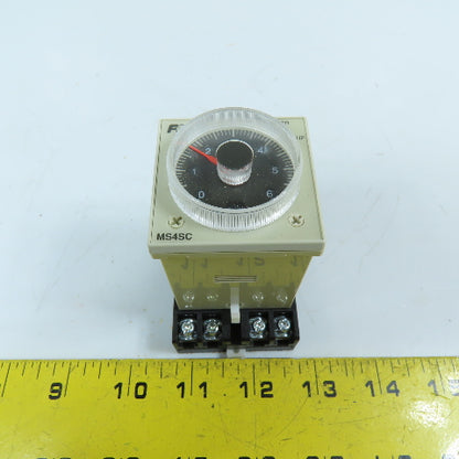 Automation Direct MS4SC-CE-ADC 8-Pin On-Delay Timer Relay w/ Socket 24VDC