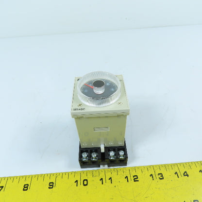 Automation Direct MS4SC-CE-ADC 8-Pin On-Delay Timer Relay w/ Socket 24VDC