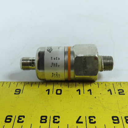 ifm electronic PX3224 Pressure Transmitter 0-100 PSI 4-20mA 9.6-32VDC 1/4 NPT