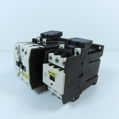 Moeller DIL1M-G 3-Pole Reversing Contactor Pair 55A 24VDC Coil 600VAC
