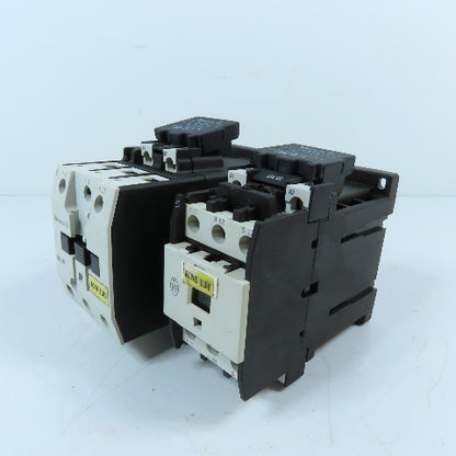 Moeller DIL1M-G 3-Pole Reversing Contactor Pair 55A 24VDC Coil 600VAC
