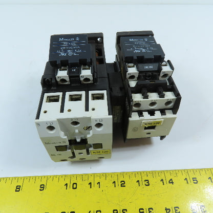 Moeller DIL1M-G 3-Pole Reversing Contactor Pair 55A 24VDC Coil 600VAC