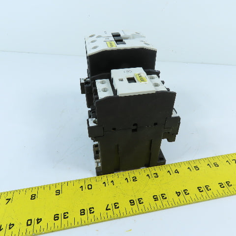 Moeller DIL1M-G 3-Pole Reversing Contactor Pair 55A 24VDC Coil 600VAC
