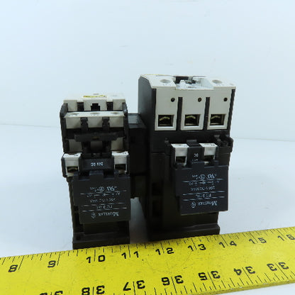 Moeller DIL1M-G 3-Pole Reversing Contactor Pair 55A 24VDC Coil 600VAC