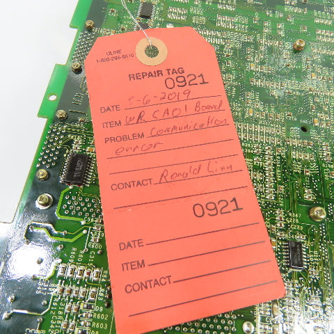 Yaskawa JASP-WRCA01 Servo Control Circuit Board Rev. B0 (Parts Or Repair)