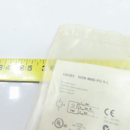 Festo 150391 SIEN-M8B-PO-S-L M8 Inductive Proximity Sensor PNP N/C 10-30VDC NEW
